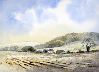 David Bellamy Painting A Downland Scene In Winter Bellamy S Bivouac